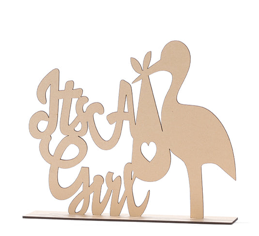Baby Shower Wood Centerpiece (1 Pc)