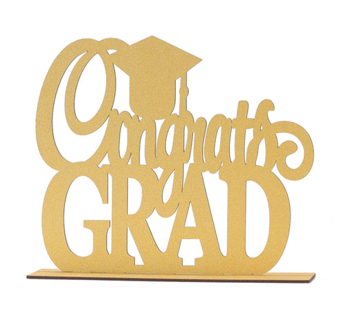 Graduation Wood Centerpiece (1 Pc)