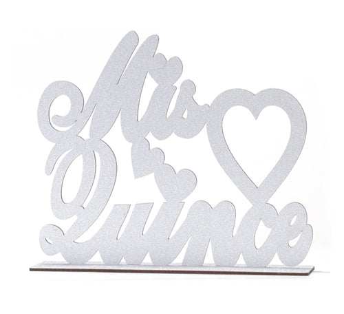 Quinceañera Wood Centerpiece (1 Pc)