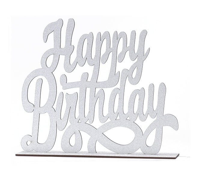 Load image into Gallery viewer, Happy Birthday Wood Centerpiece (1 Pc)
