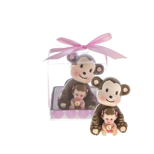 Load image into Gallery viewer, Safari Theme Baby Shower Favor - MONKEY (With Designer Gift Box) (12 Pcs)
