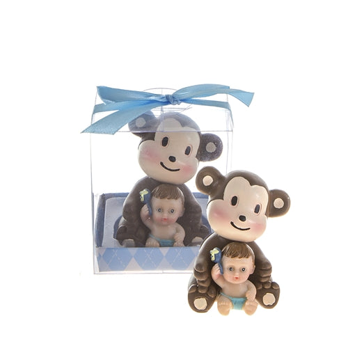 CL - Recuerdo para Baby Shower con Tema de Safari - MONO (Con Caja de Regalo de Diseñador) (12)