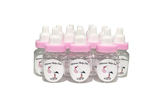 Personalized Baby Shower BOTTLE Favors (24 Pcs)