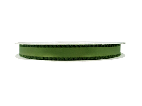 3/8" Satin Picot Ribbon - Feathered Edges (50 Yds)