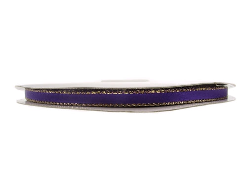 Load image into Gallery viewer, 1/4&quot; Satin Ribbon w/ Metallic Edges (50 Yds)
