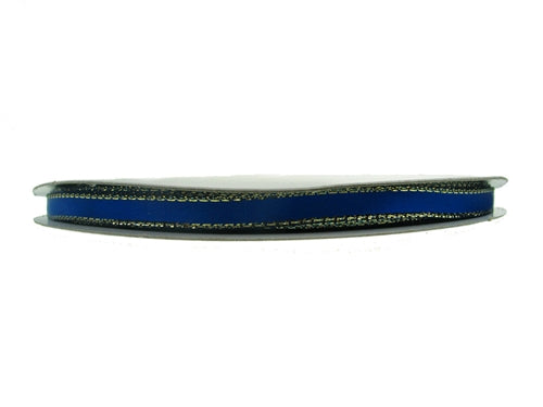 1/4" Satin Ribbon w/ Metallic Edges (50 Yds)