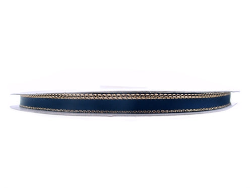 1/4" Satin Ribbon w/ Metallic Edges (50 Yds)