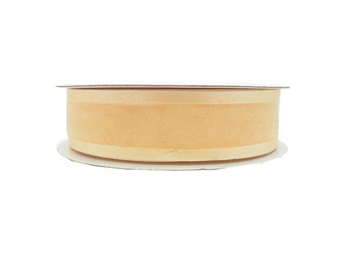 Load image into Gallery viewer, 7/8&quot; Shimmering Sheer Organza Ribbon w/ Satin Edges (25 Yds)
