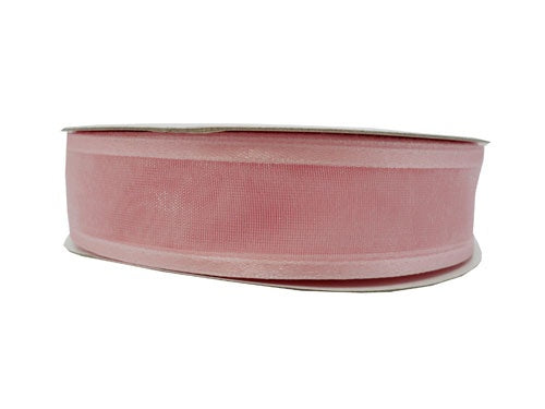 Load image into Gallery viewer, 7/8&quot; Shimmering Sheer Organza Ribbon w/ Satin Edges (25 Yds)
