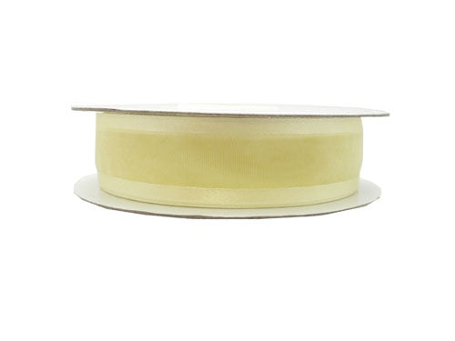 Load image into Gallery viewer, 7/8&quot; Shimmering Sheer Organza Ribbon w/ Satin Edges (25 Yds)
