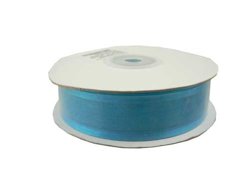 Load image into Gallery viewer, 7/8&quot; Shimmering Sheer Organza Ribbon w/ Satin Edges (25 Yds)
