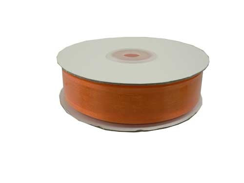Load image into Gallery viewer, 7/8&quot; Shimmering Sheer Organza Ribbon w/ Satin Edges (25 Yds)
