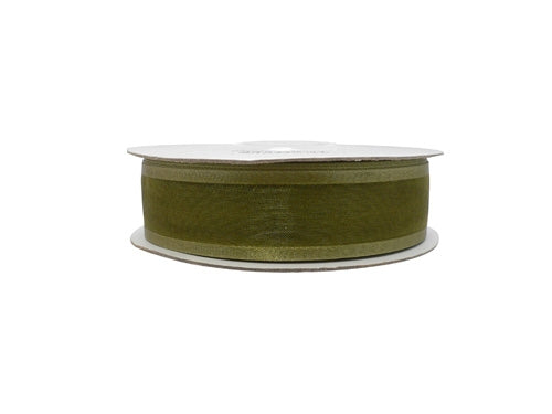 Load image into Gallery viewer, 7/8&quot; Shimmering Sheer Organza Ribbon w/ Satin Edges (25 Yds)
