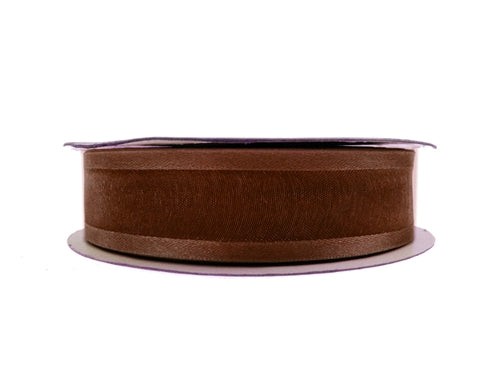 Load image into Gallery viewer, 7/8&quot; Shimmering Sheer Organza Ribbon w/ Satin Edges (25 Yds)
