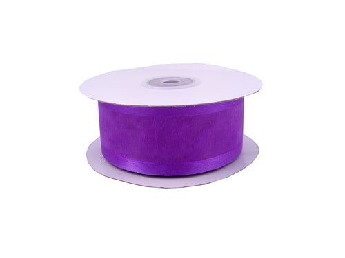 Load image into Gallery viewer, 1.5&quot; Shimmering Sheer Organza Ribbon w/ Satin Edges (25 Yds)
