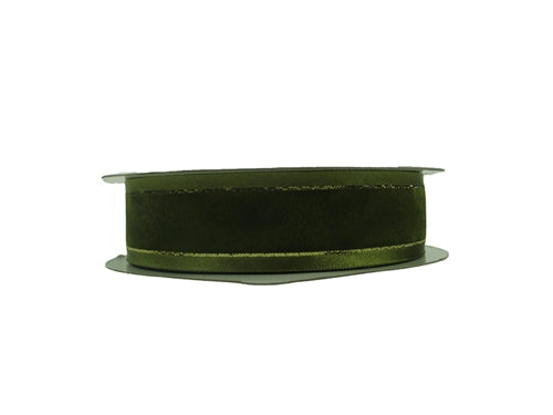 Load image into Gallery viewer, 7/8&quot; Sheer Organza Ribbon w/ Satin &amp; Metallic Edges (25 Yds)
