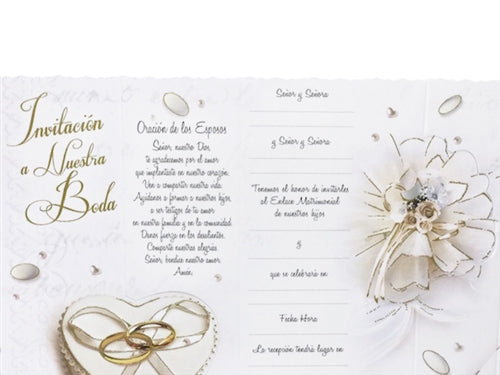 Wedding Invitation #380 (Italian Made) (10 Pcs)