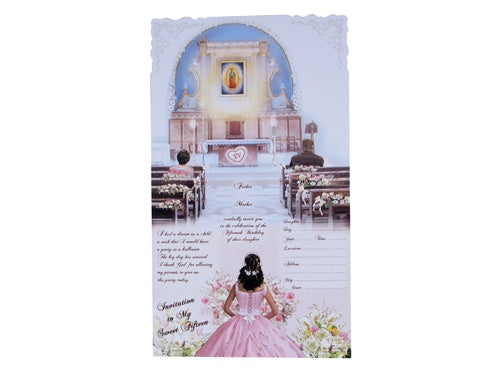 Load image into Gallery viewer, Quinceanera Invitation #7 (Italian Made) (10 Pcs)
