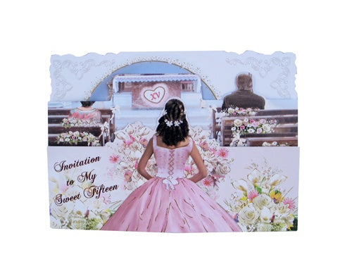 Load image into Gallery viewer, Quinceanera Invitation #7 (Italian Made) (10 Pcs)
